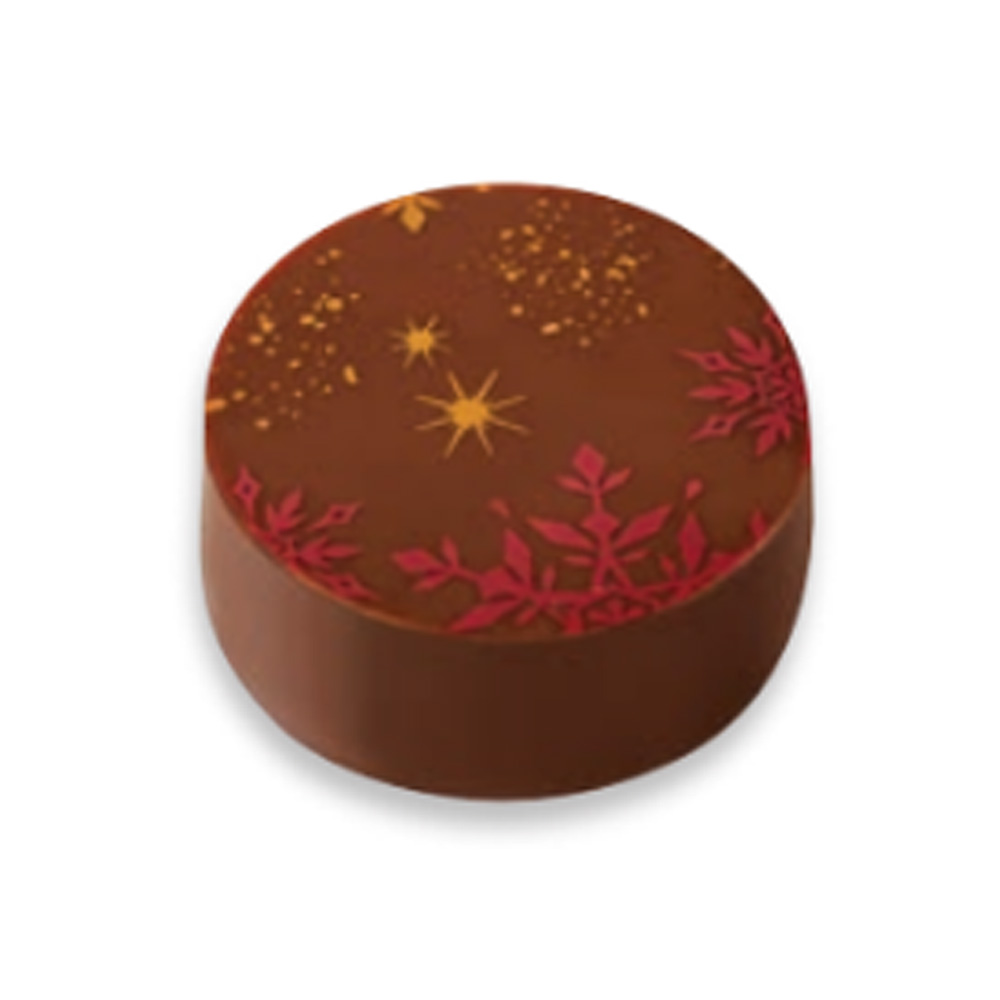 Puck Milk Chocolate Joyeuses Fetes Praline - 2.1 kg Choctura