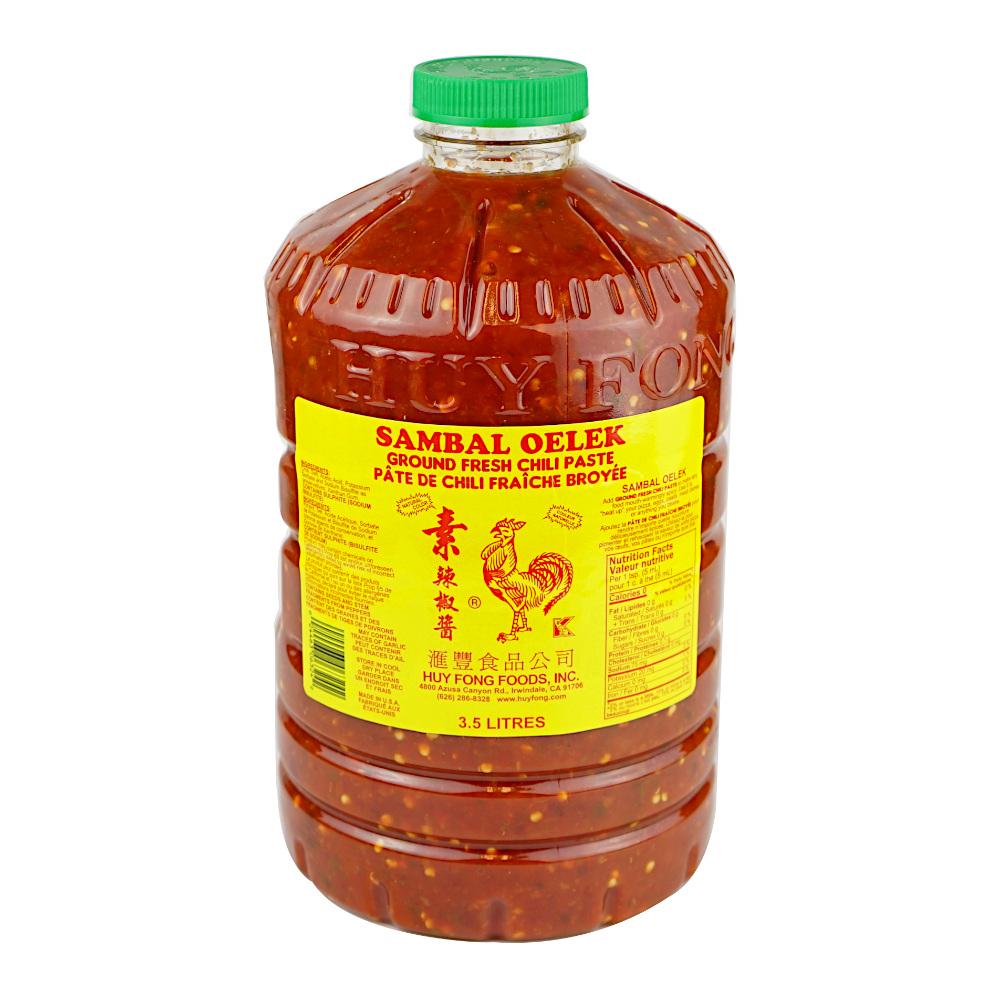 Pâte de piment (Sambal Oelek) - 3.5 L Huy Fong Foods