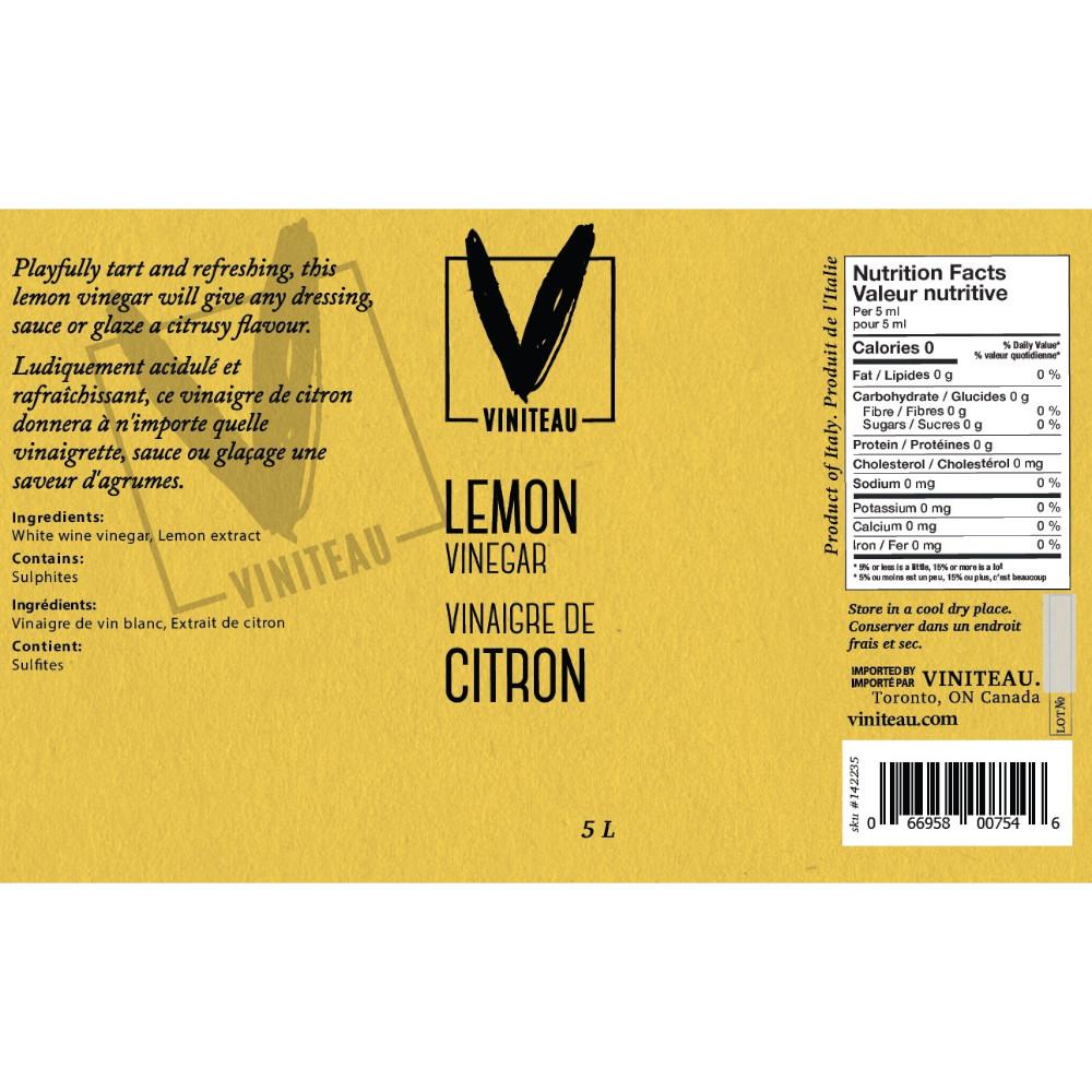 Lemon Vinegar. 5 L Viniteau
