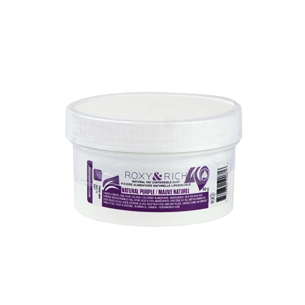 Fat Dispersible Food Colorant Natural Purple- 50 g Roxy and Rich