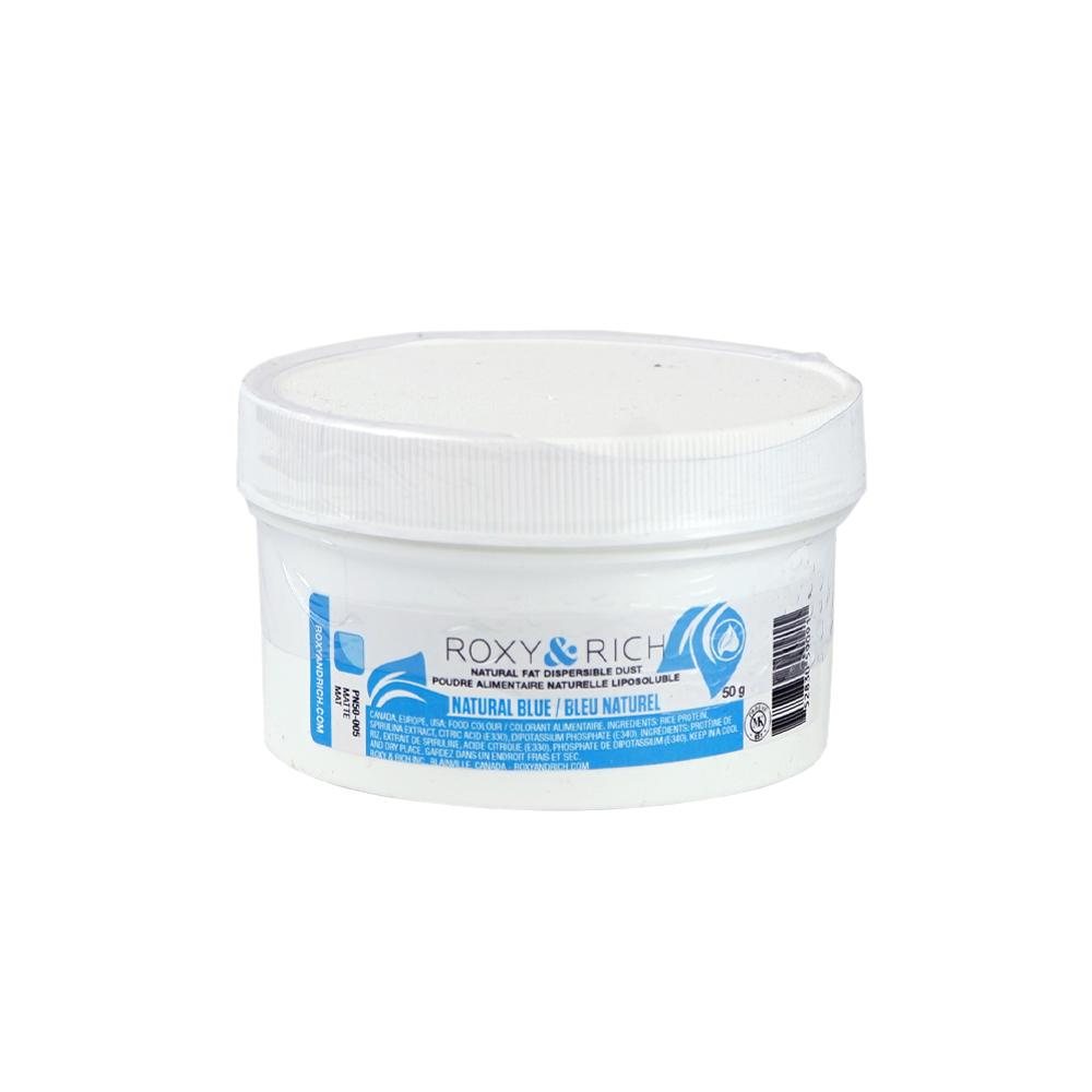 Fat Dispersible Food Colorant Natural Blue- 50 g Roxy and Rich