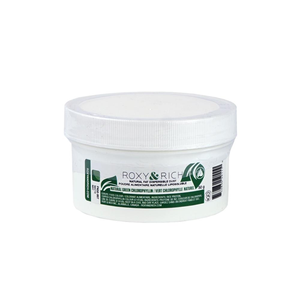 Colorant alimentaire dispersible dans les graisses, vert chlorophylline 50 g Roxy and Rich