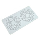 Silicone Mold Lace Mat Branches Wreath 2 cavity 1 pc Artigee