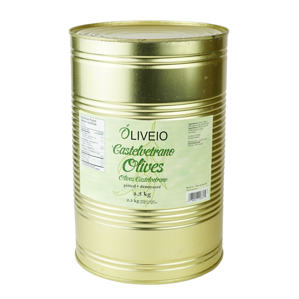 Castelvetrano Green Olives Pitted 4.3 kg Oliveio