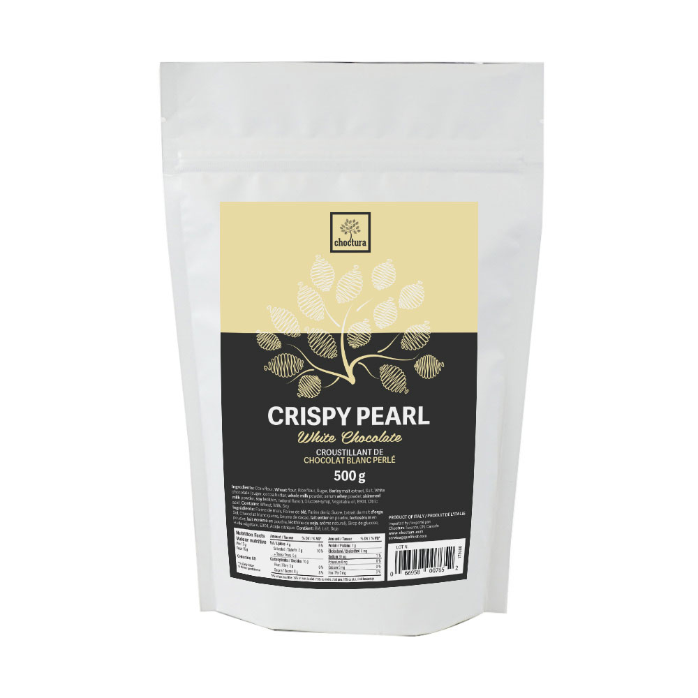 Chocolat blanc perlé croustillant 500 g Choctura