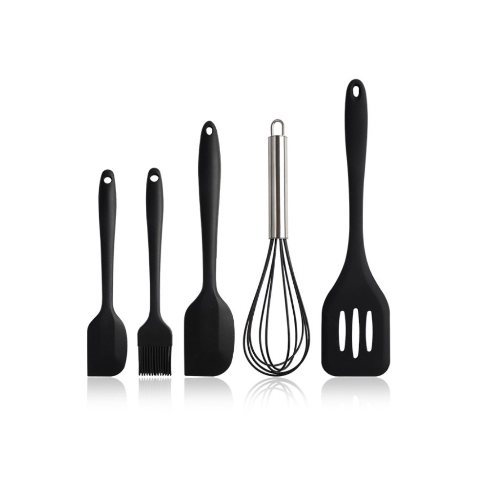 Utensil Silicone 5 Piece Black Set 1 ct Artigee