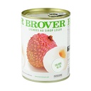 Litchis entiers au sirop léger 565 g Brover