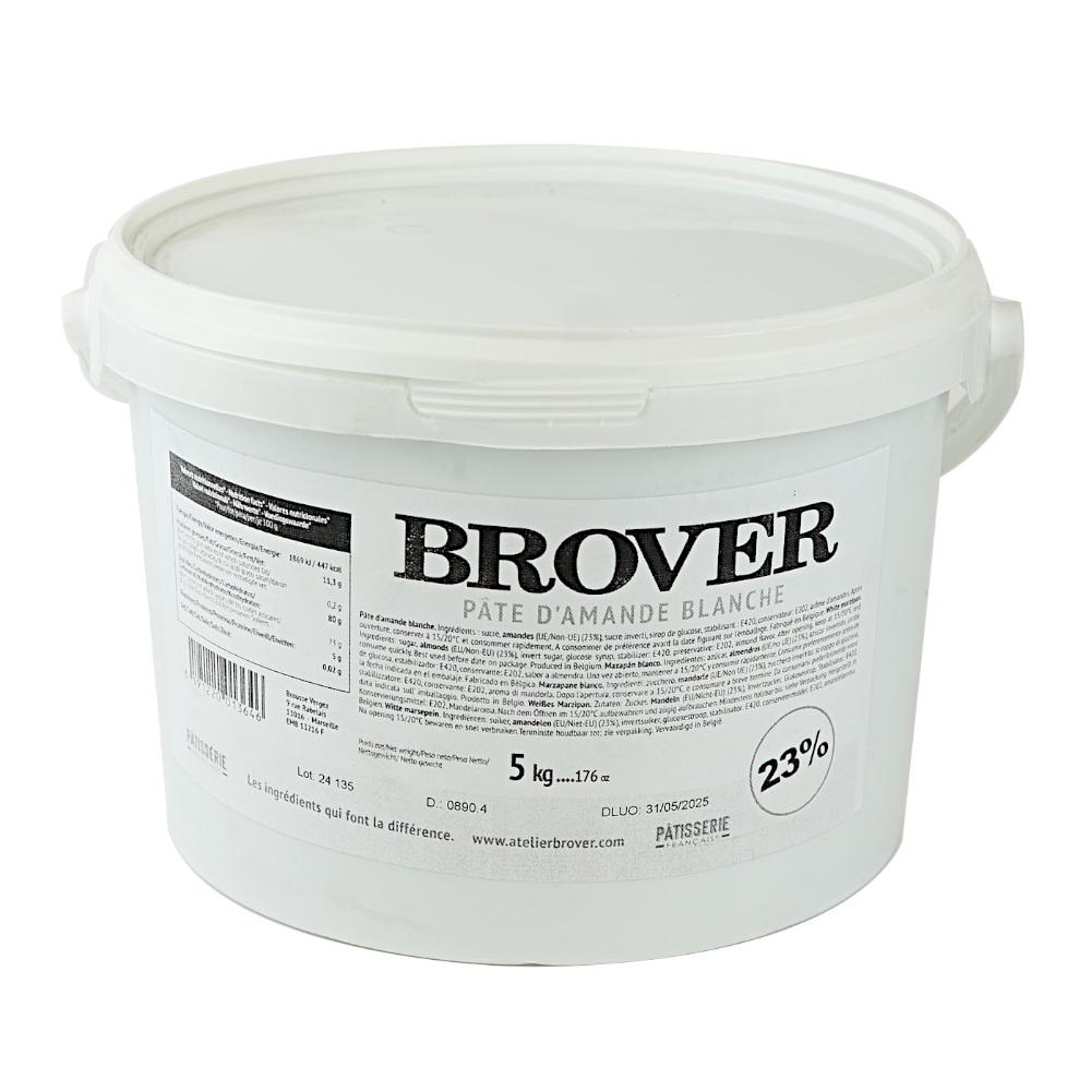 White Marzipan 23% 5 kg Brover