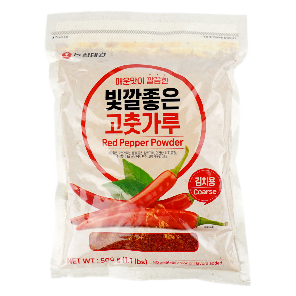 Poudre de piment rouge Gochugaru grossière 500 g Taekyung