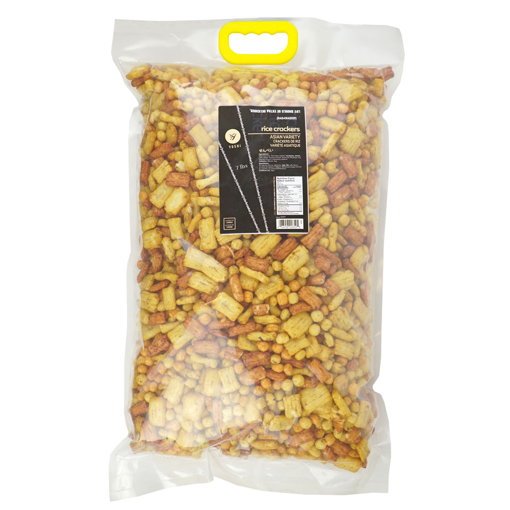 Craquelins de riz aux variétés asiatiques 7 lbs YOSHI