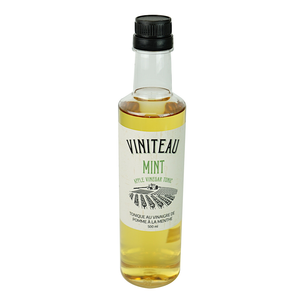 Tonique au vinaigre de pommes et à la menthe 500 ml Viniteau