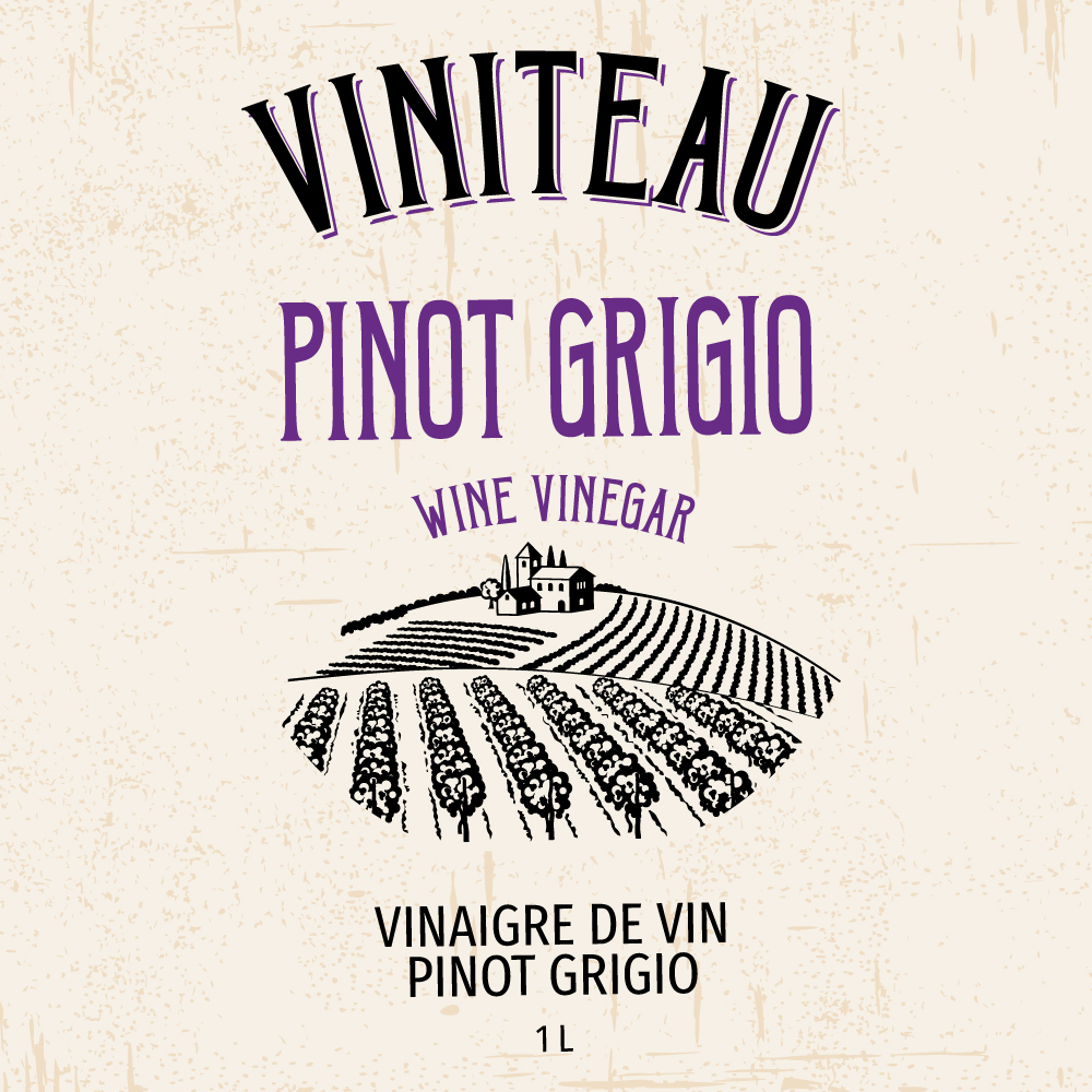 Vinaigre de vin Pinot Grigio 1 L Viniteau