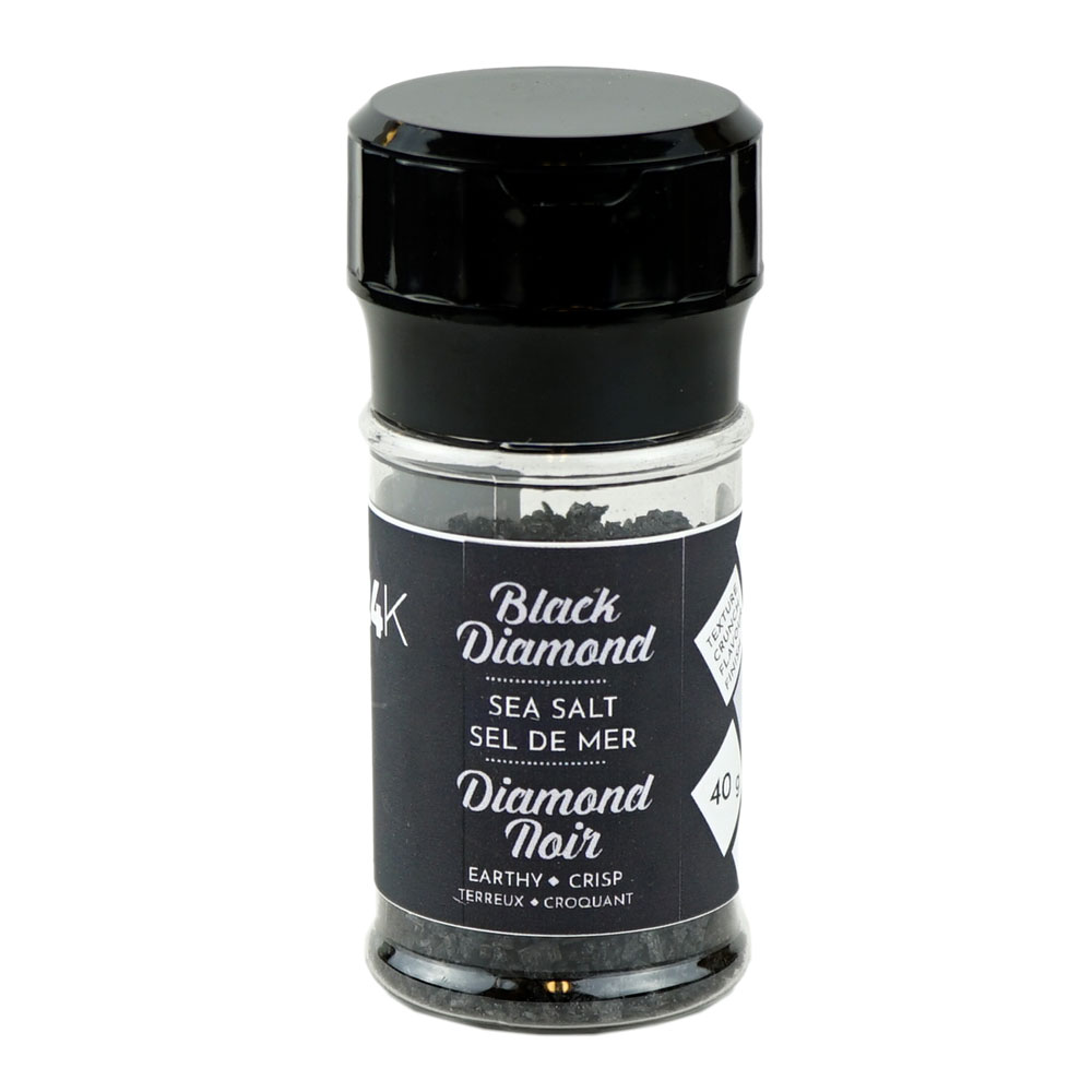 Black Sea Salt Flakes Grinder 40 g 24K