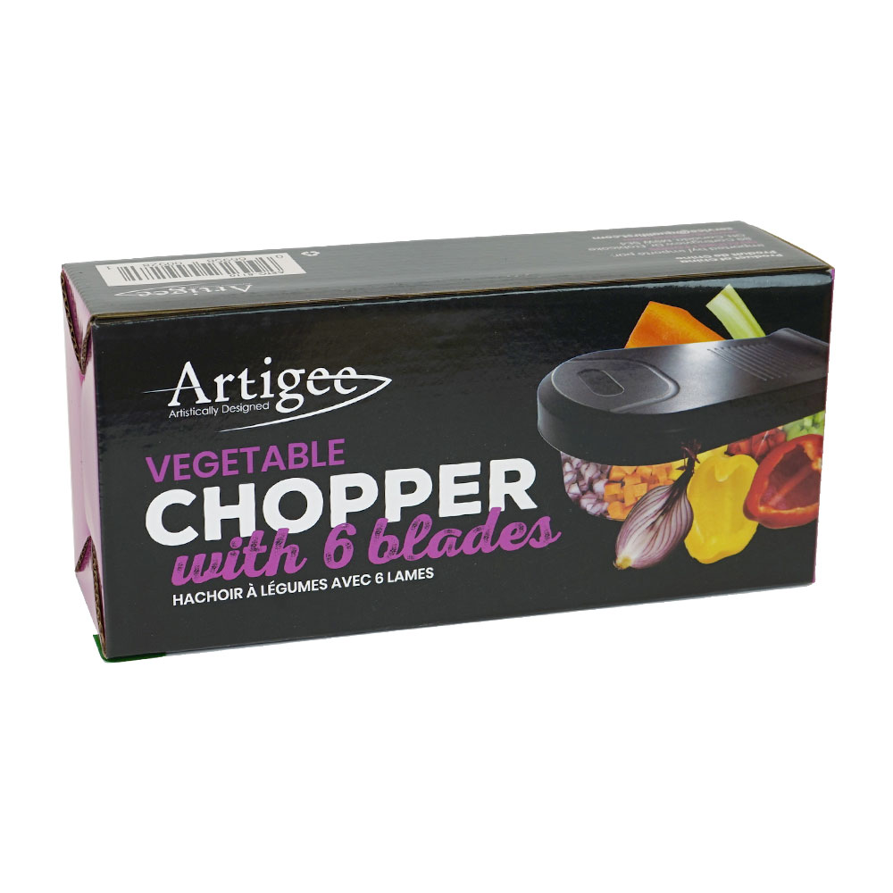 Mandoline Slicer 6in1 Black 1 pc Artigee