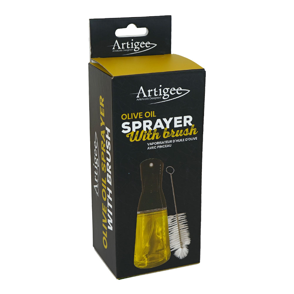 Pulvérisateur d'huile d'olive avec pinceau 1 pc Artigee