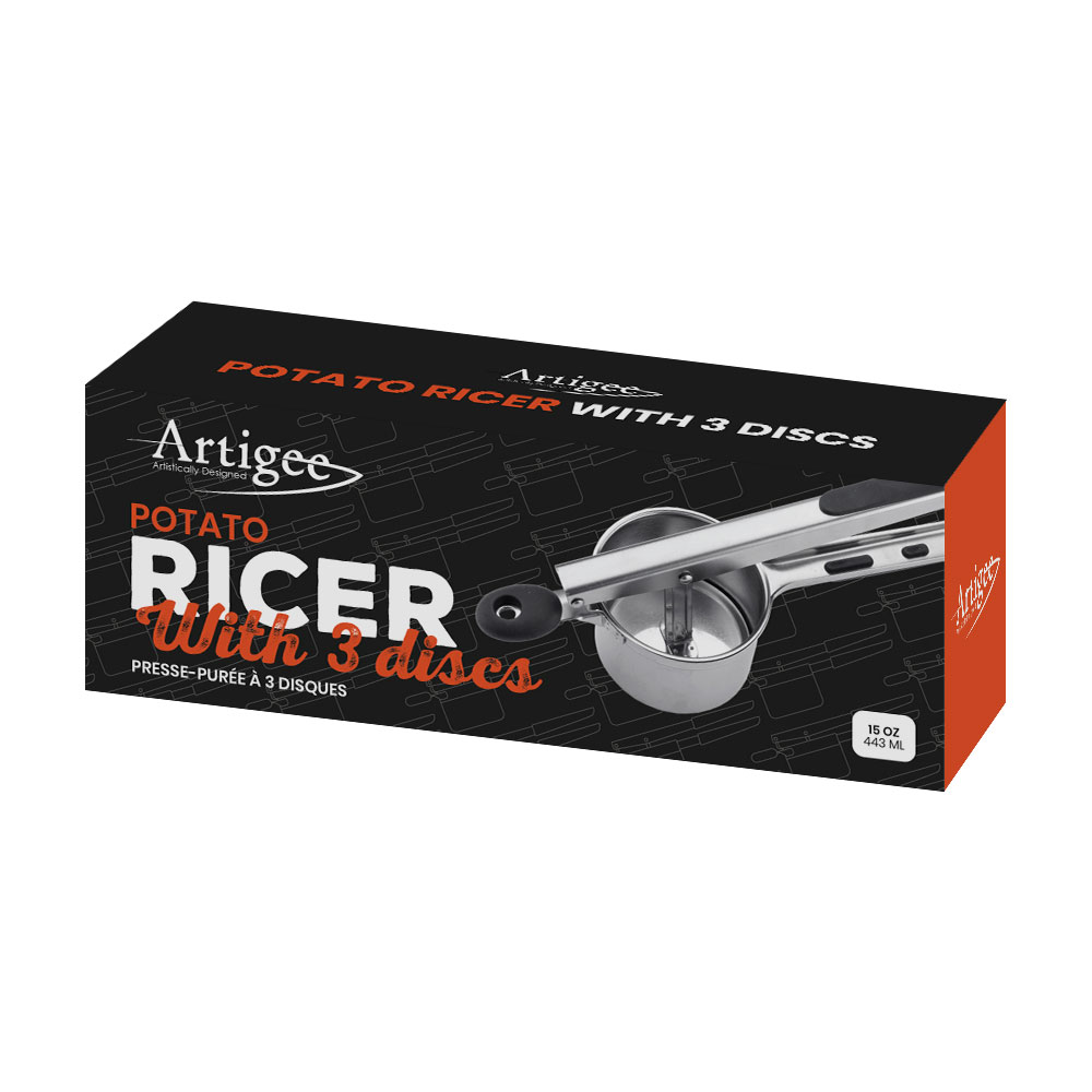 Presse-purée 15oz avec 3 disques interchangeables 1 pc Artigee