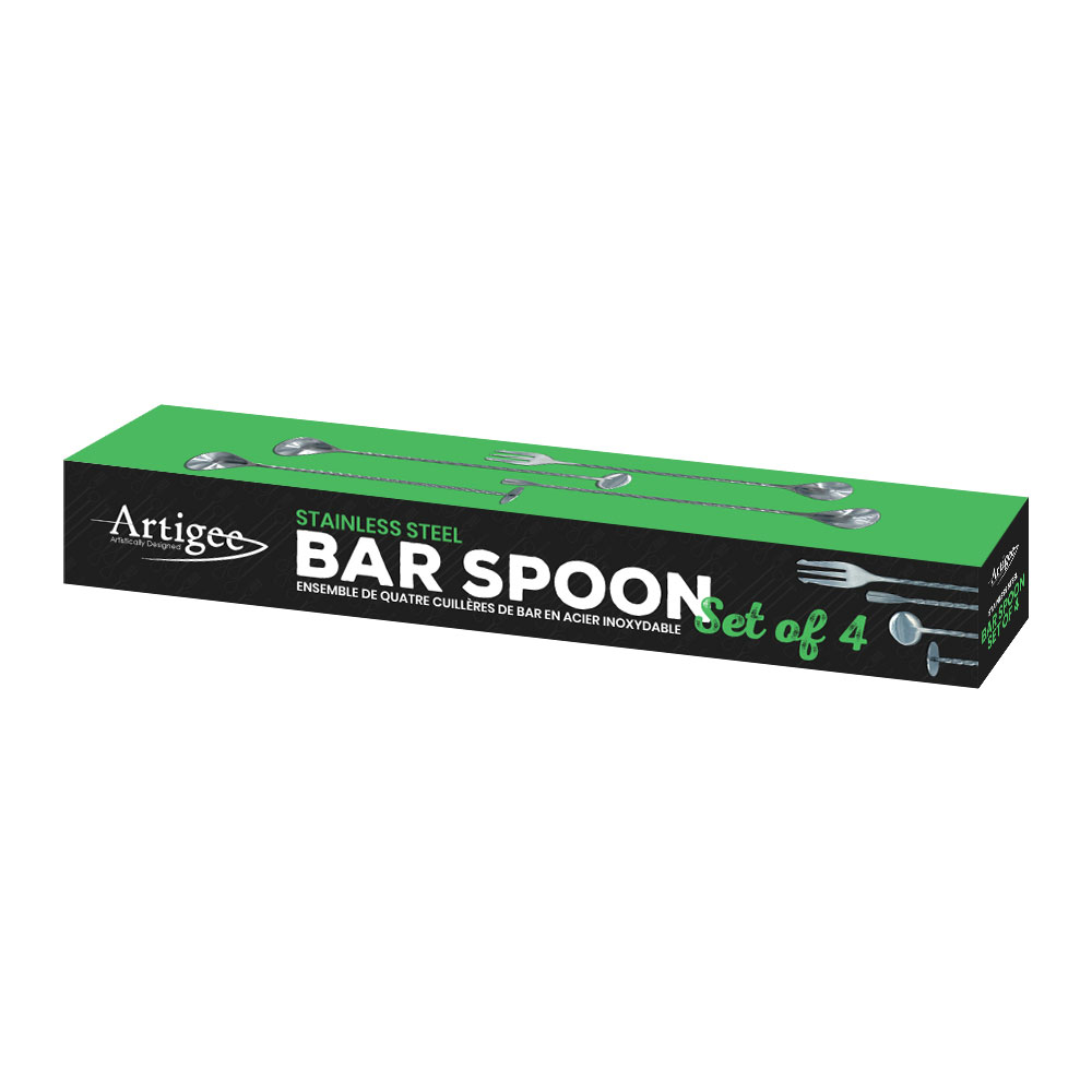 Cuillères à Bar Set de 4 Inox 1 pc Artigee