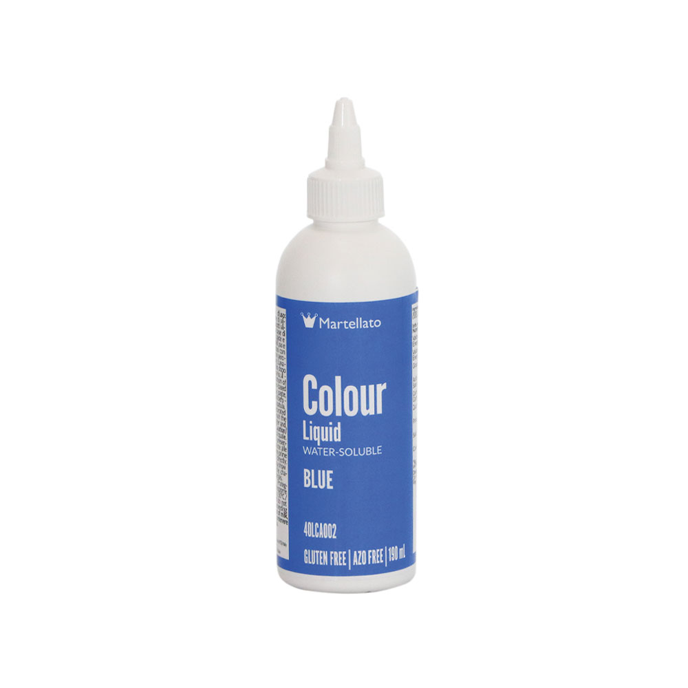 Colour Liquid Blue Water-Soluble 190 ml Martellato