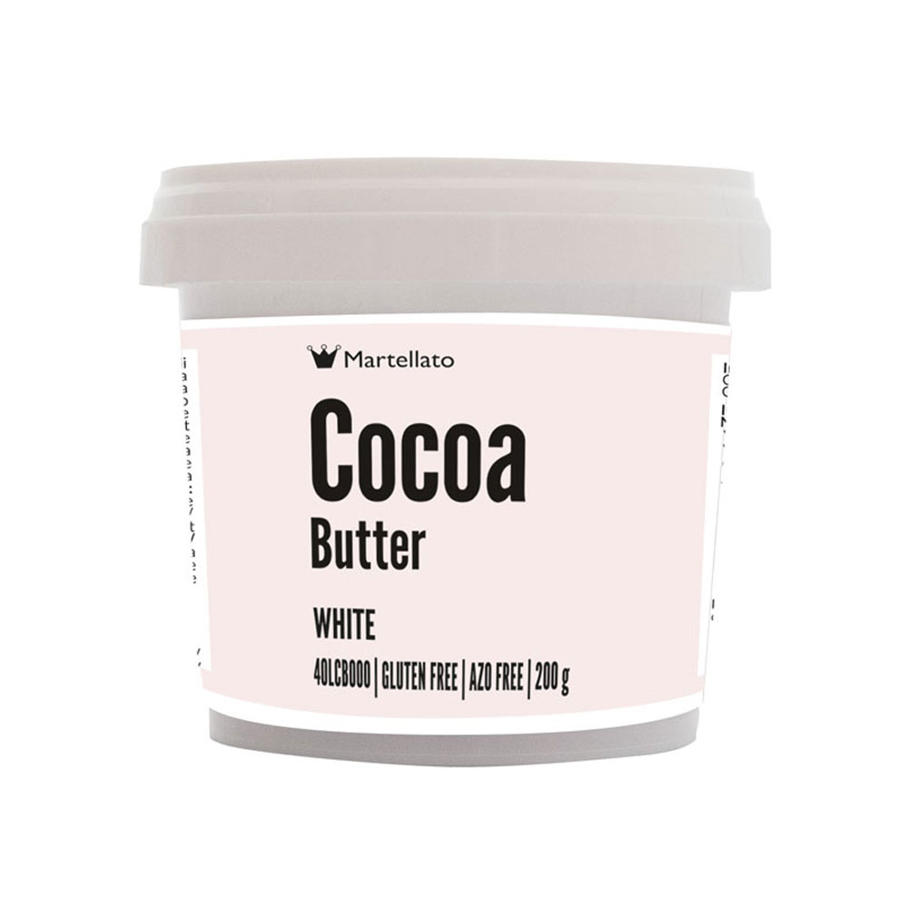 Cocoa Butter White 200 g Martellato