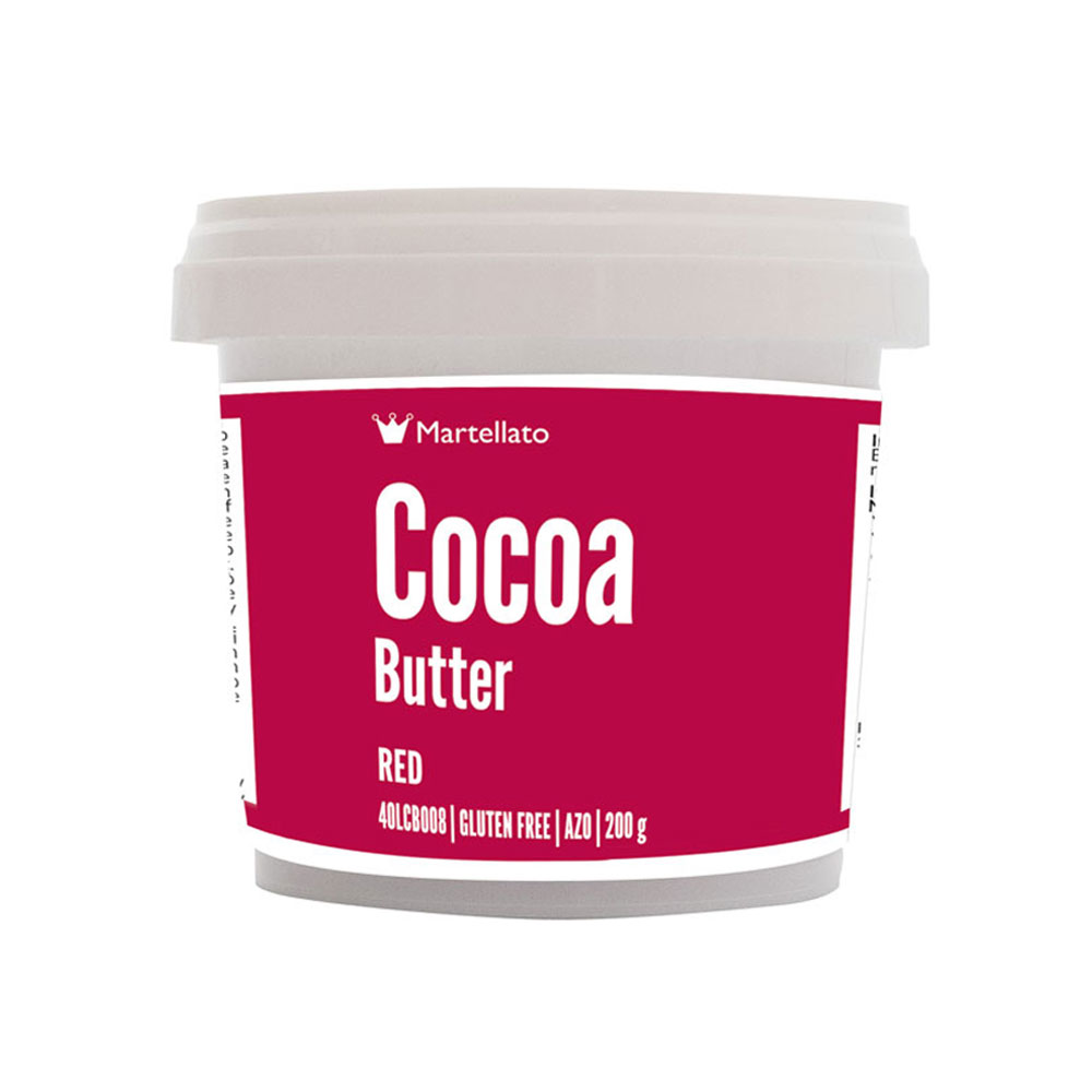 Cocoa Butter Red 200 g Martellato