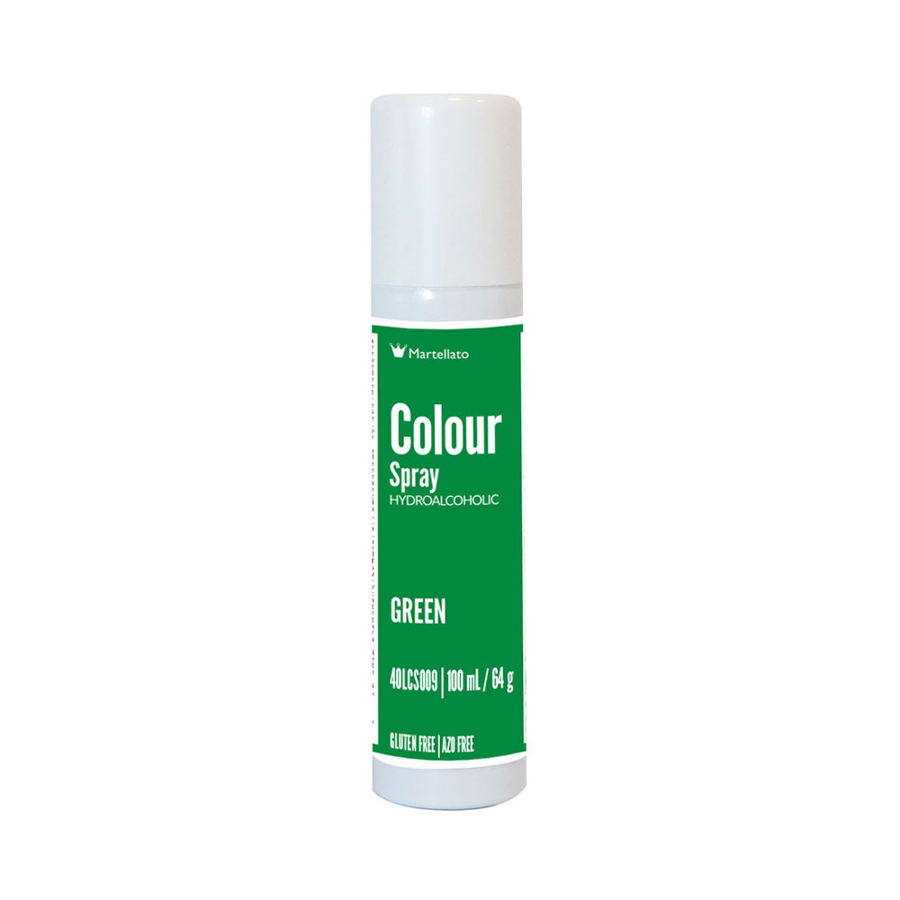 Spray Colour Green Hydroalcoholic 100 ml Martellato