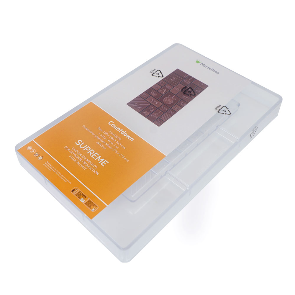 Countdown Chocolate Mold Bar 1 pc Martellato