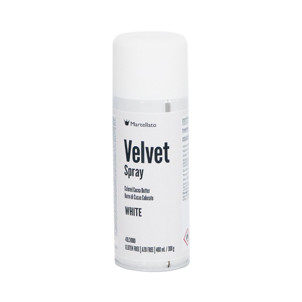 Spray Velvet White 400 ml Martellato