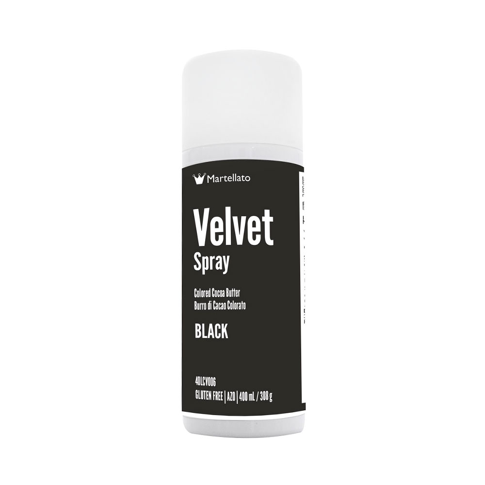 Spray Velvet Black 400 ml Martellato