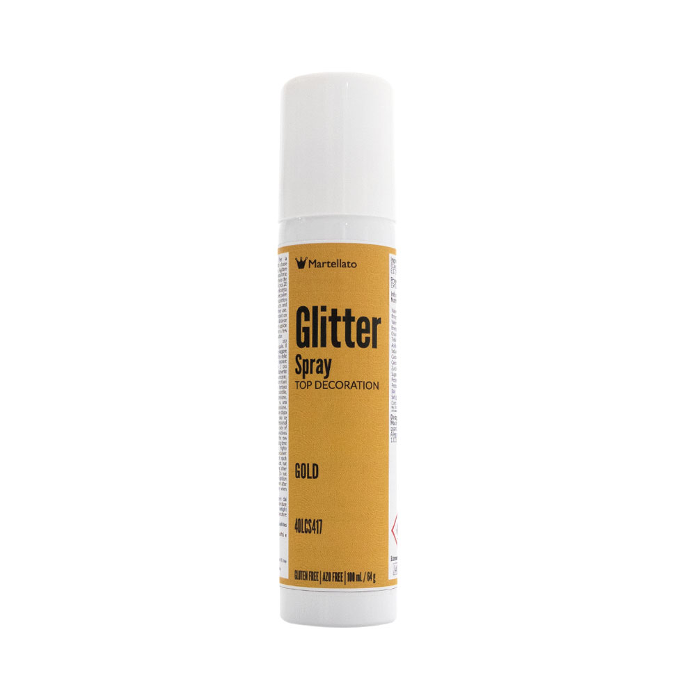 Spray Glitter Gold Top Decoration 100 ml Martellato