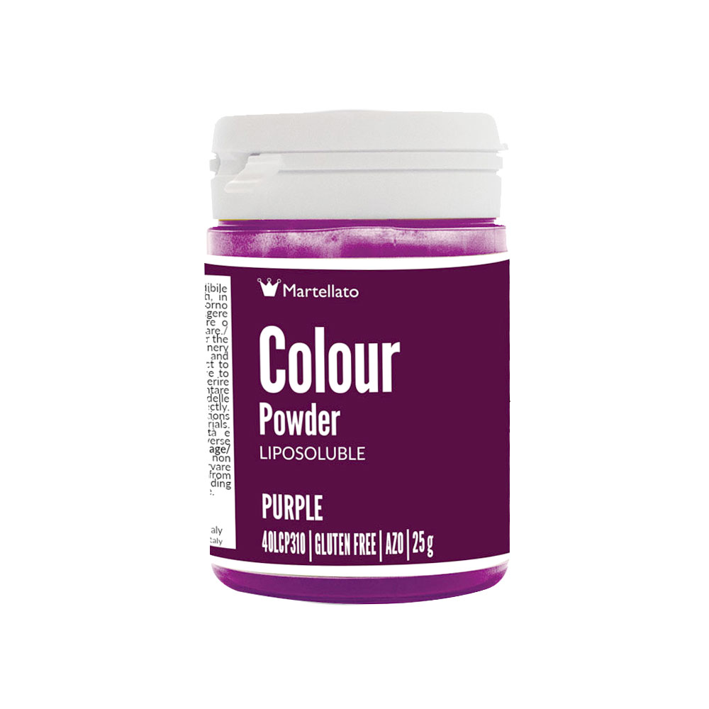 Colour Powder Violet Liposoluble 25 g Martellato