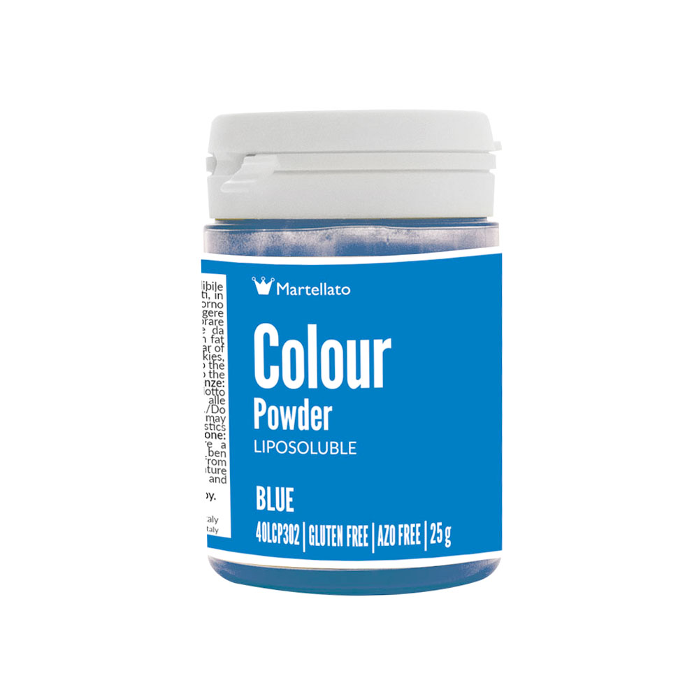 Colour Powder Blue Liposoluble 25 g Martellato