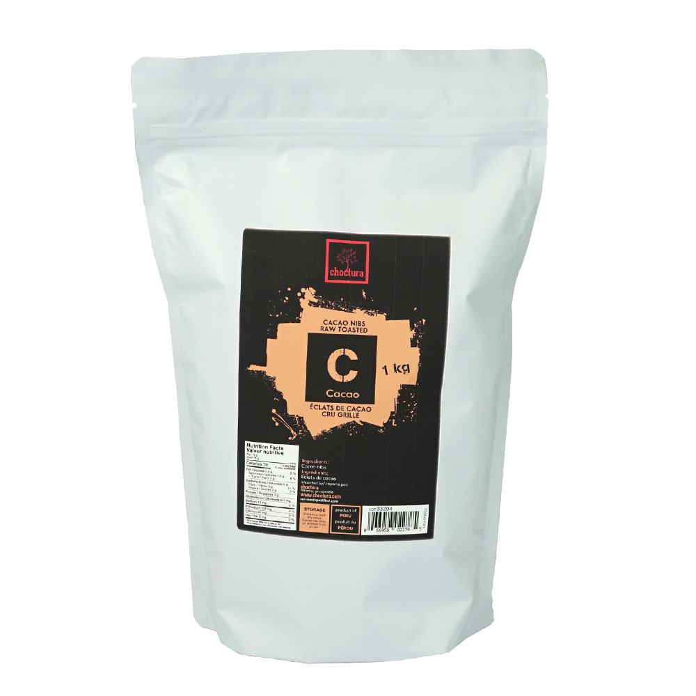 Cacao Nibs Raw Toasted 1 kg Choctura