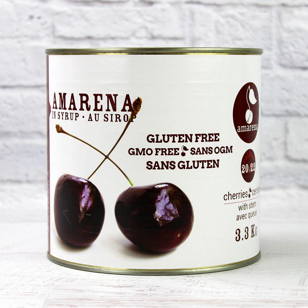 Amarena Cherries with Stem 3.3 kg D'Amarena