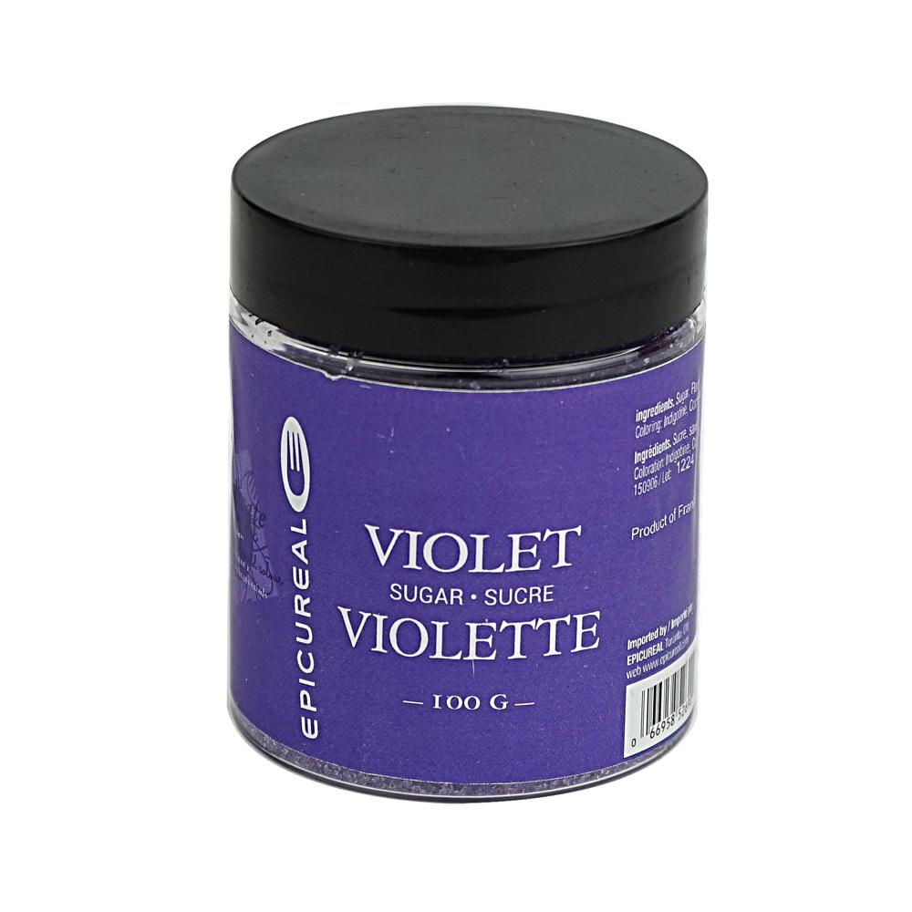 Violet Flavoured Sugar 100 g Epicureal