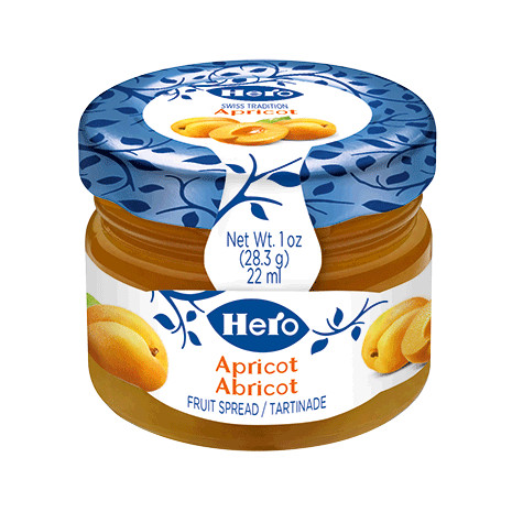 Apricot Fruit Spread (28.3g) 72 ct Hero