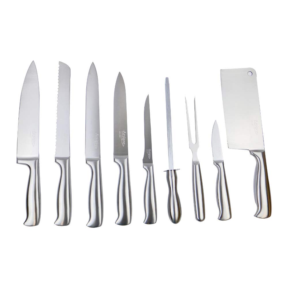 Knife Set with Carry Case 9 piece Artigee