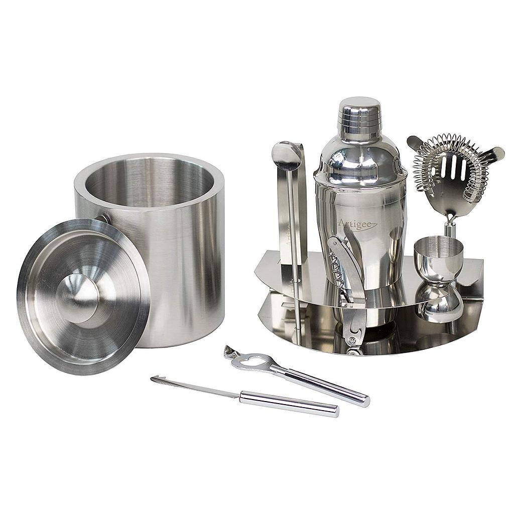 Bar Set with Bucket 9 Piece Set Artigee