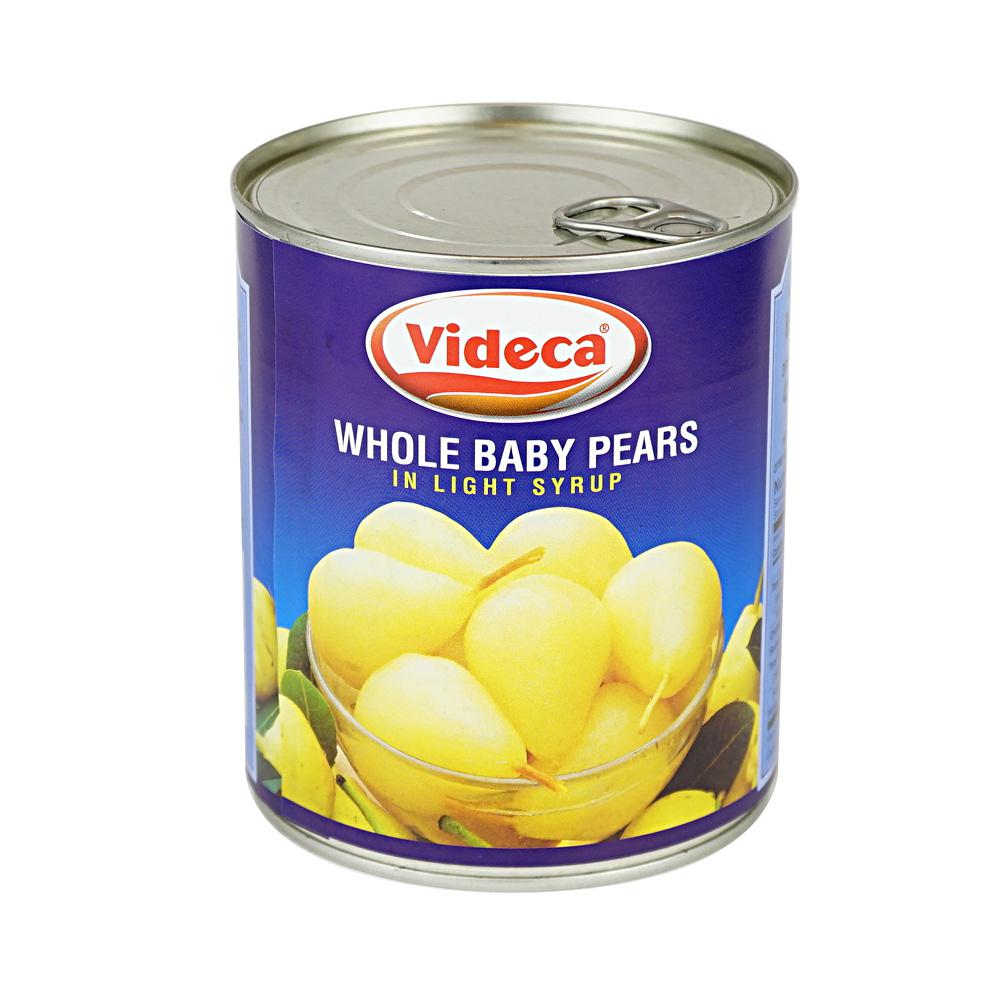 Pear Baby in Light Syrup Tin - 850 ml Videca