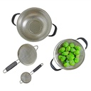 Steel Colander & Strainer Set 4 pc Artigee