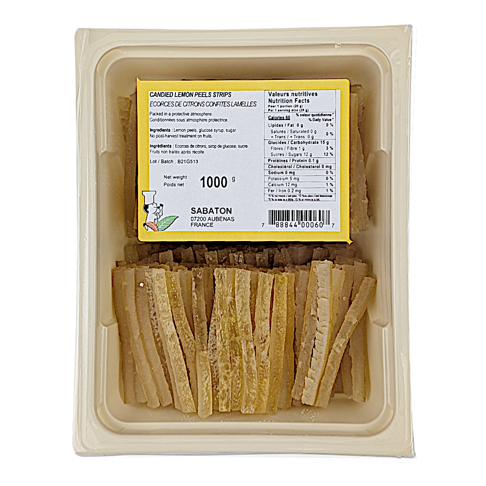 Aiguillettes de Citron Confit 1 kg Sabaton