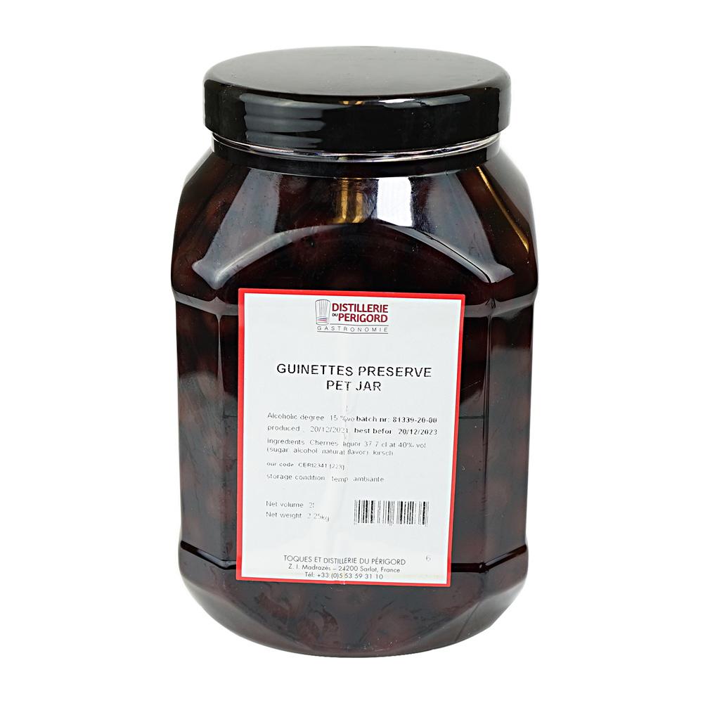 Guinettes Cherries with Kirsch 2 L Distil. Perigord