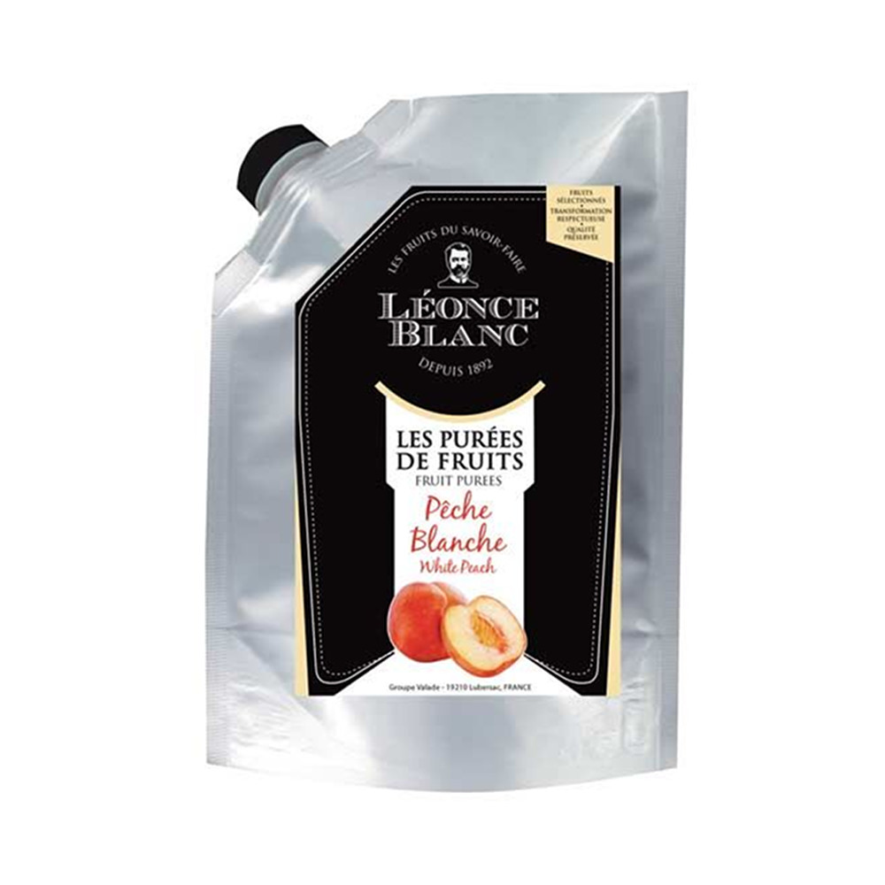 White Peach Puree - 1 kg Leonce Blanc