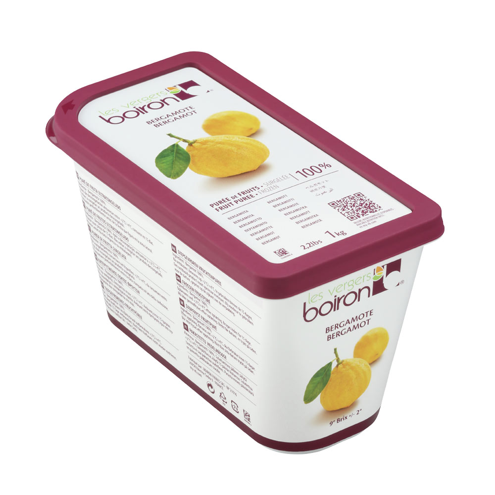 Purée de bergamote 100% pure surgelée 1 kg Boiron