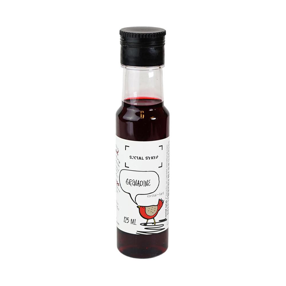 Grenadine Cordial Syrup 125 ml Social Syryp