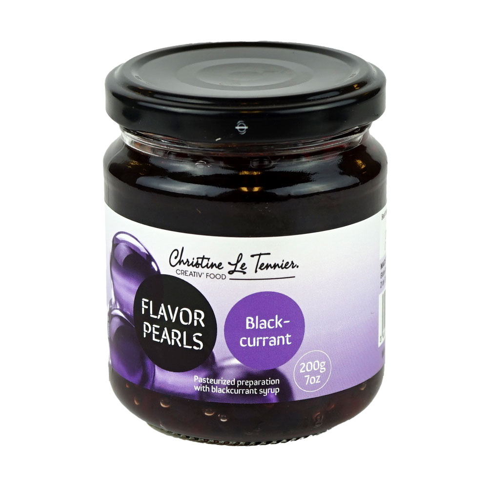 Flavour Pearls Blackcurrant 200 g Christine Tennier