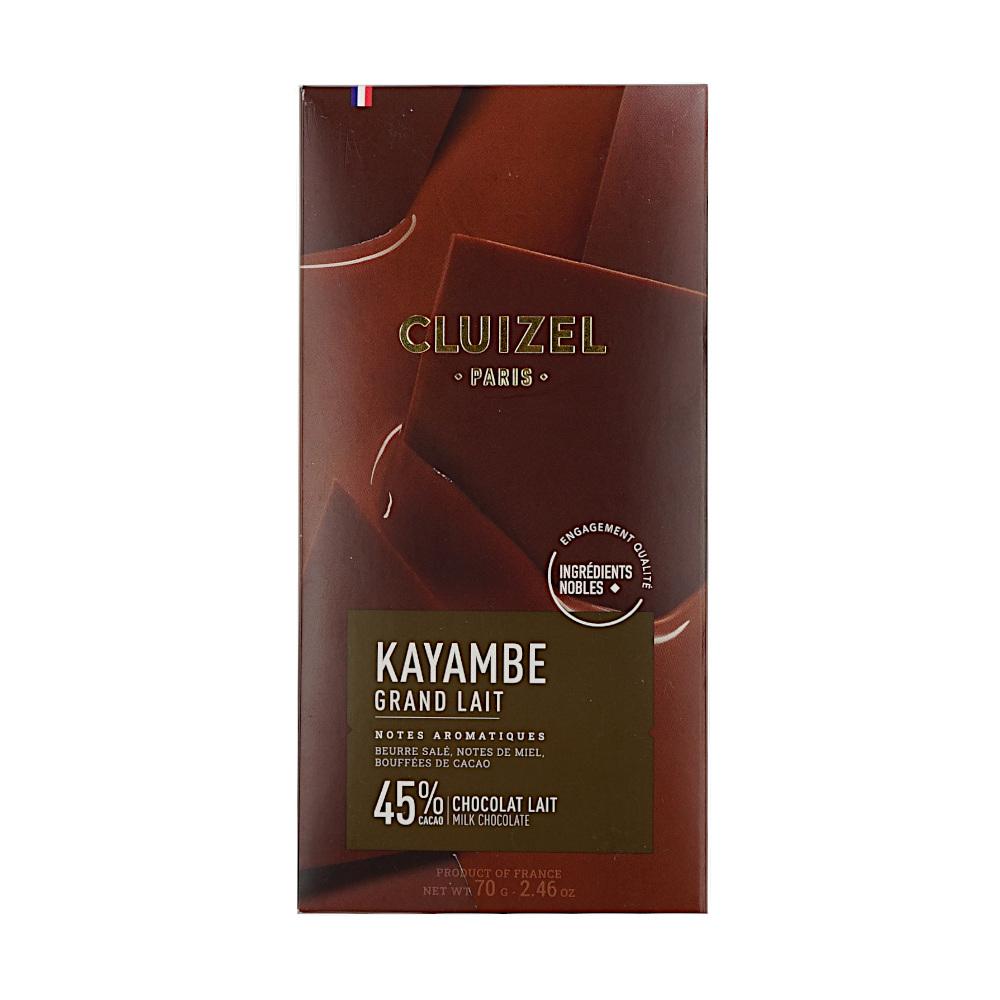 Tablette Chocolat 'Grand Lait' 45% 70 g Michel Cluizel
