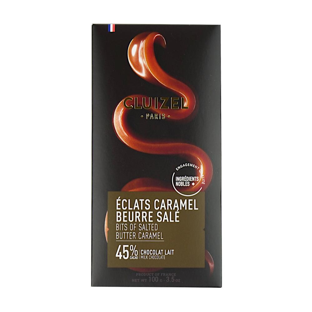 Choc. Lait 45% Caramel Beurre Salé 100 g Michel Cluizel