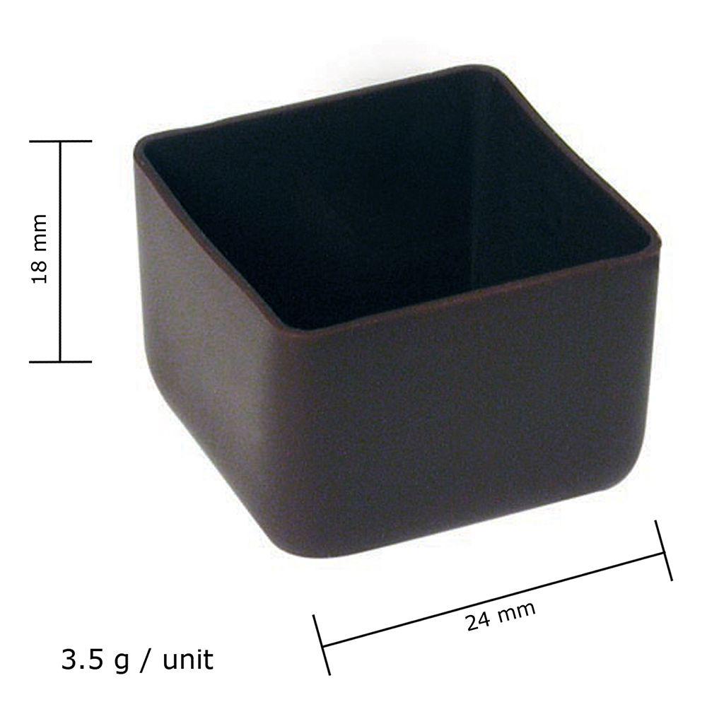 Mignardises Carrées Noir. 288 pc