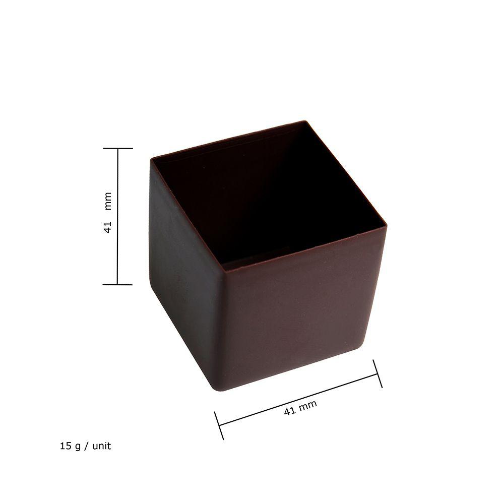 Coupelles Cube Noir 40 pc Michel Cluizel