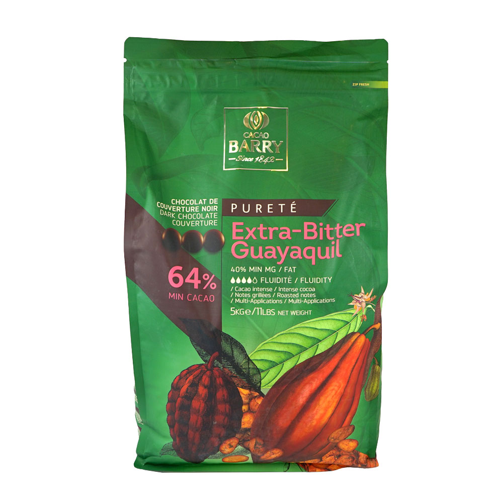 Guayaquil Extra Amer 64% Pistoles 5 kg Cacao Barry